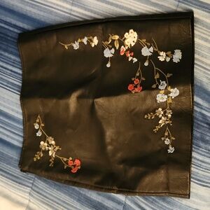 Haute Rogue Leather Skirt - Size S